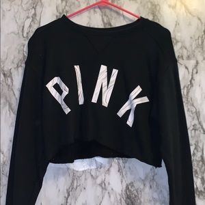 Cropped Victoria’s Secret sweatshirt